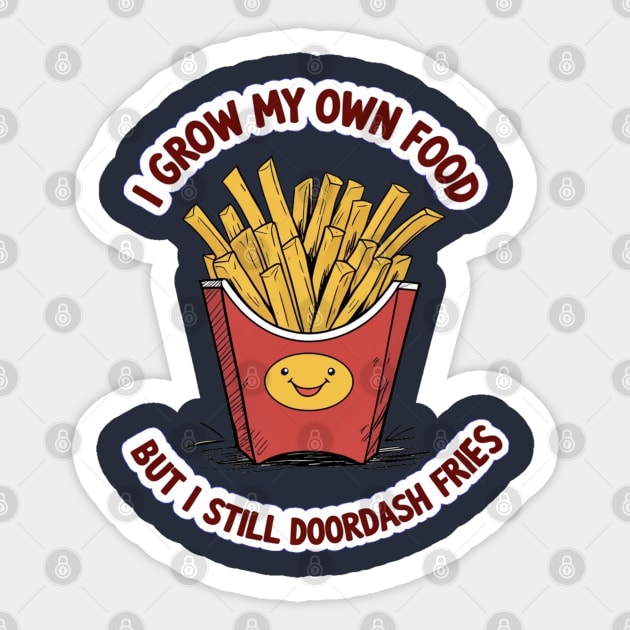 Fries Sticker by faithfamilyhomedesigns